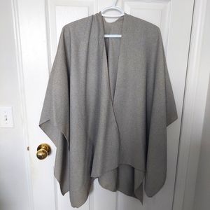 Grey Open Front Cardigan